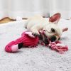 Plush Flamingo for Small Dogs Clean Teeth Puppy Dog Chew Toy Squeak