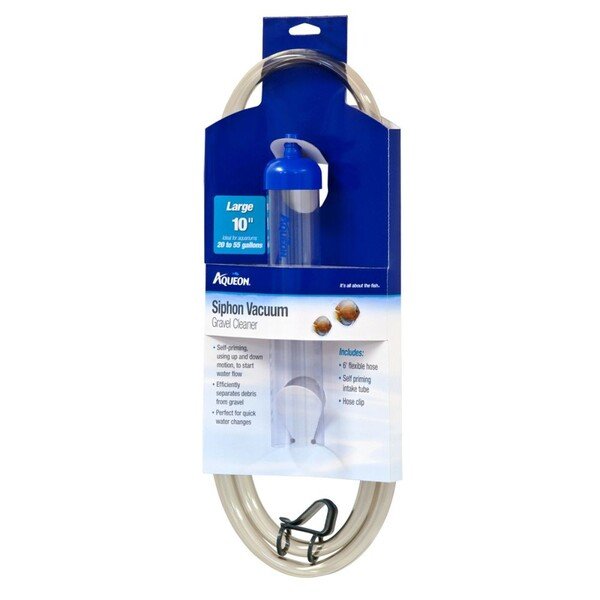 Aqueon Siphon Vacuum Gravel Cleaner Large 10 Inches