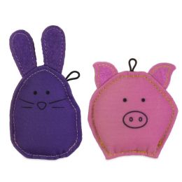 JW Pet Cat Pigee  BunnEe Catnip Combo Toy 1ea/SM