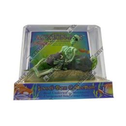 Penn-Plax Skeleton Aquarium Ornament with jug Air Skeleton with Jug & Treasure Chest Multi-Color