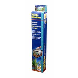 Penn-Plax Tank Divider Clear, Blue 11.37 in x 15.5 in Extra-Large