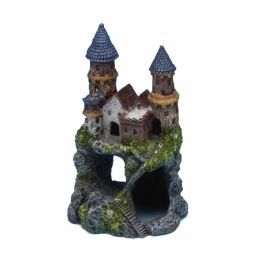 Penn-Plax Enchanted Castle Aquarium Ornament Multi-Color 5 in Small