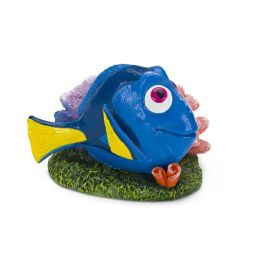 Disney Dory with Coral Aquarium Statue Blue, Green, Pink 1.5 in Mini