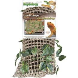 Penn-Plax Lizard Lounger Basking Platform with Vines Brown 23.5 in x 14 in