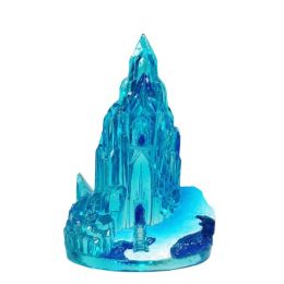 Disney Frozen Ice Castle Resin Ornament Blue 2.5 in Mini