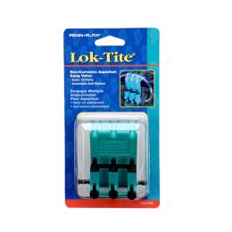 Penn-Plax Plastic Valve for Aquarium Pumps 3-Gang Green, Black