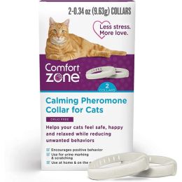 COMFORT ZONE CAT CALMING COLLAR 2PK 6/CA