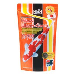 Hikari USA Wheat-Germ Floating Pellet Fish Food for Koi, Goldfish and Other Pond Fishes 17.6 oz Mini