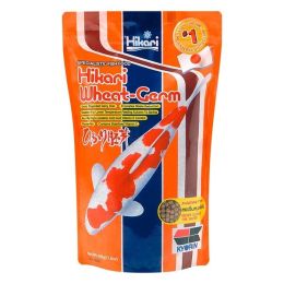 Hikari USA Wheat-Germ Floating Pellet Fish Food for Koi, Goldfish and Other Pond Fishes 17.6 oz Medium