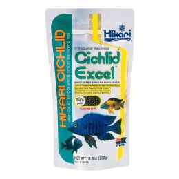 Hikari USA Cichlid Excel Pellets Fish Food 8.8 oz Mini