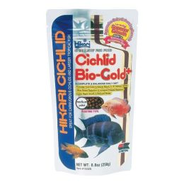 Hikari USA Cichlid BioGold+ Pellet Fish Food 8.8 oz Medium