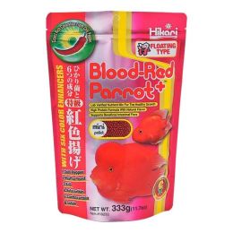 Hikari USA Blood-Red Parrot+ Floating Fish Food 11.7 oz Mini