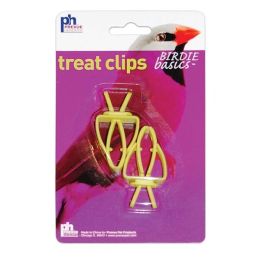Prevue Pet Products Treat Clips Yellow 2 Pk