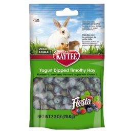 Kaytee Yo Dips Timothy Hay for Small Animal -- Blueberry Strawberry 2.5 oz