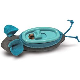 Doc & Phoebe The Hunting Snacker Cat Feeder Black/Blue 3.5in