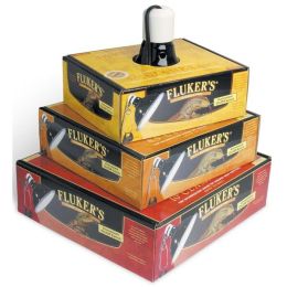 Fluker's Repta-Clamp Lamp with Switch Black 8.5 in