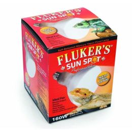 Fluker's Sun Spot Mercury Vapor Bulb White 160 Watt