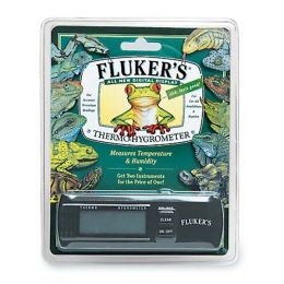 Fluker's Digital Thermo-Hygrometer Black