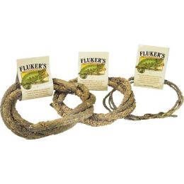 Fluker's Bend-A-Branch for Reptiles Brown 6 ft Small