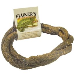 Fluker's Bend-A-Branch for Reptiles Brown 6 ft Medium