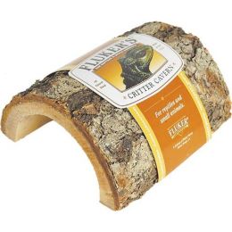 Fluker's Critter Cavern Half Log Hideaway Brown Small