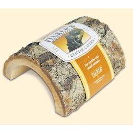 Fluker's Critter Cavern Half Log Hideaway Brown Medium