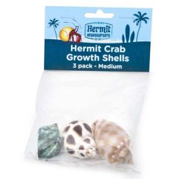 Fluker's Hermit Crab Growth Shells Assorted 3 Pack Medium