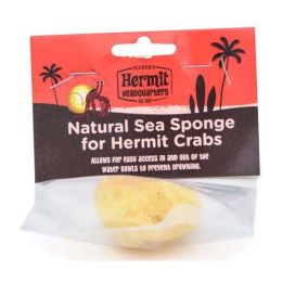 Fluker's Hermit Crab Natural Sea Sponge Yellow