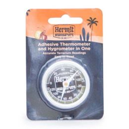 Fluker's Hermit Crab Thermometer - Hygrometer Combo White