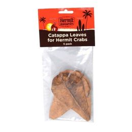 Fluker's Hermit Crab Catappa Leaves Brown 5 Pack