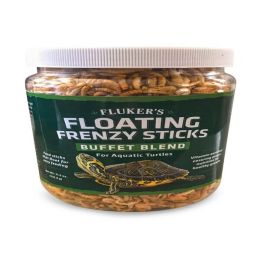 Fluker's Buffet Blend Aquatic Turtles Floating Frenzy Sticks Freeze Dried Food 11.5 oz