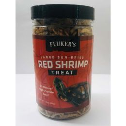 Fluker's Sun-Dried Red Shrimp Reptile Treat 2.5 Ounces