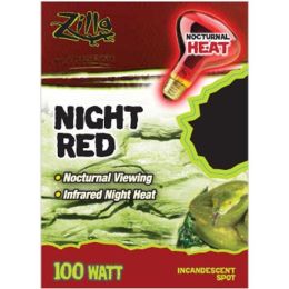 Zilla Incandescent Spot Bulbs Night Red 100 Watts
