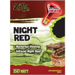 Zilla Incandescent Spot Bulbs Night Red 150 Watts
