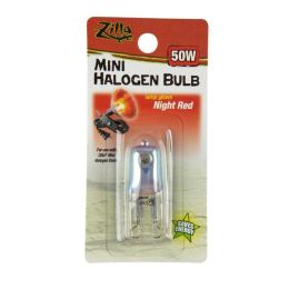 Zilla Mini Halogen Bulbs Night Red 50 Watts