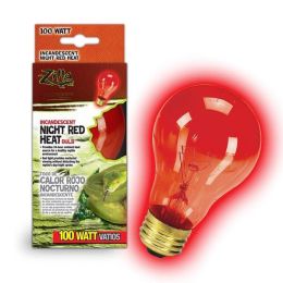 Zilla Incandescent Bulbs Night Red 100 Watts