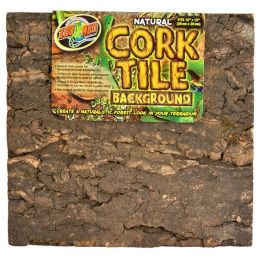 Zoo Med Natural Cork Tile Background Brown 12 Inches X 12 Inches, Small