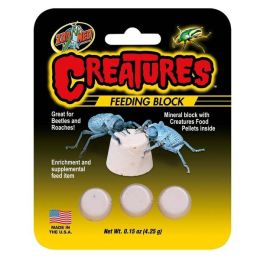 Zoo Med Creatures Feeding Block 0.15 oz 3 Pack