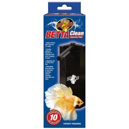 Zoo Med Betta Clean Aquarium Filter 10 Gallon, Single