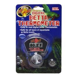Zoo Med Digital Betta Aquarium Thermometer Black