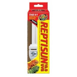 Zoo Med ReptiSun 10.0 UVB Desert Compact Fluorescent Lamp Regular White 26 Watt