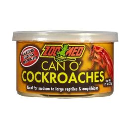 Zoo Med Can O' Cockroach Reptile Wet Food 1.2 oz