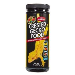 Zoo Med Crested Gecko Food Premium Blended Tropical Fruit Dry Food 8 oz