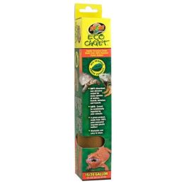 Zoo Med Eco Carpet Reptile Terrarium Carpet Green 15/20 Gallon, 12Inches X 24Inches
