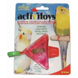 JW Pet ActiviToy Tilt Wheel Bird Toy Assorted One Size