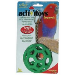 JW Pet ActiviToy Hol-ee Roller Bird Toy Multi-Color Large