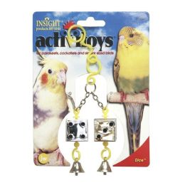 JW Pet ActiviToy Dice Bird Toy Multi-Color Small Medium