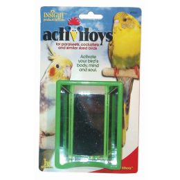 JW Pet ActiviToy Hall of Mirrors Bird Toy Assorted One Size