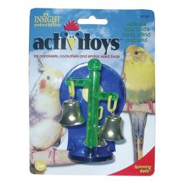 JW Pet ActiviToy Spinning Bells Bird Toy Assorted Small Medium
