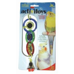 JW Pet ActiviToy Triple Mirror Bird Toy Multi-Color Small Medium